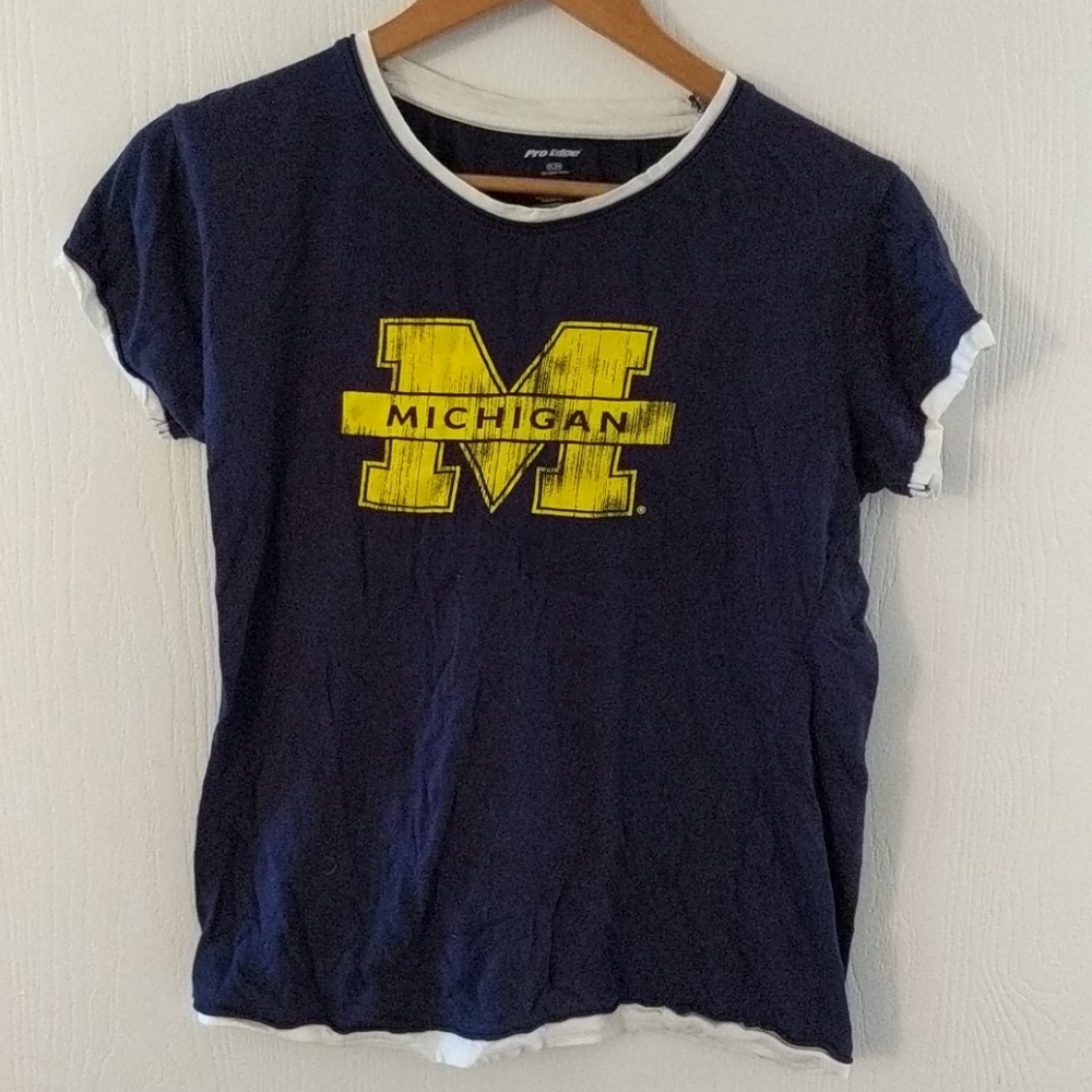 Distressed UM t-shirt